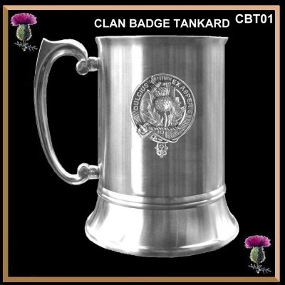 clan ferguson badge tankard